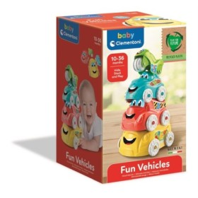Baby Clementoni Jucarie interactiva de stivuit masinute